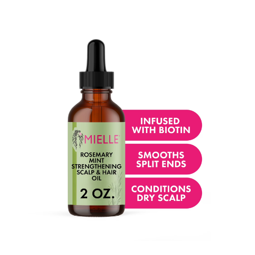 Mielle Strengthening Scalp & Hair Oil, Rosemary Mint, 2 oz