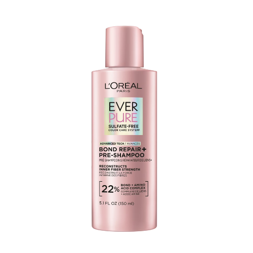 L'Oreal Paris Sulfate Free Bond Repair Pre-Shampoo, Strengthens Hair, Squeeze, 5.1 fl oz